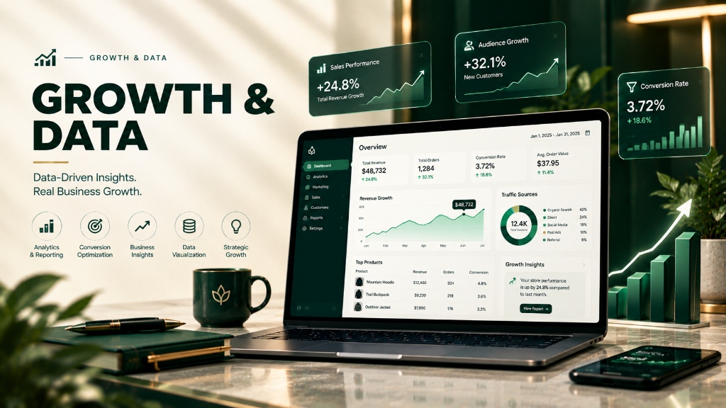 Growth & Data — Analytics, reporting, and business intelligence