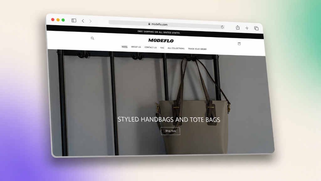 Modeflo Luxury Handbag Storefront
